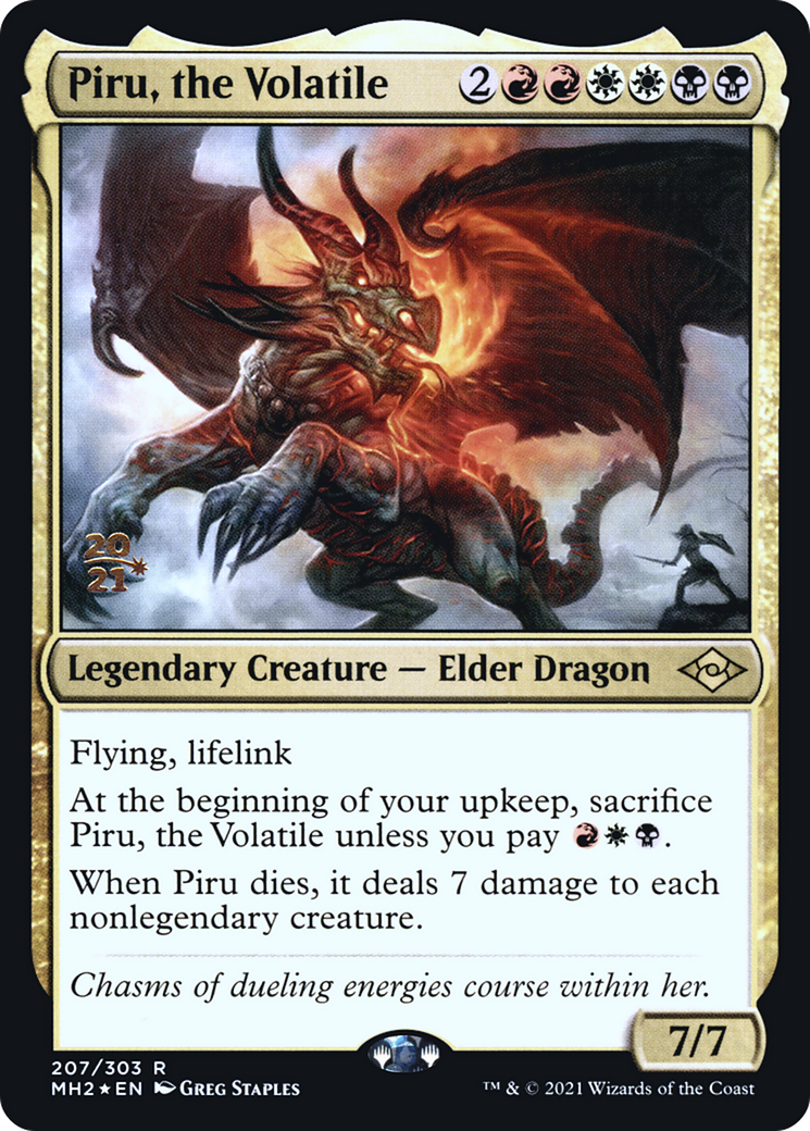 Image of Piru, the Volatile (PRE-207S) - Modern Horizons 2 Promos Foil