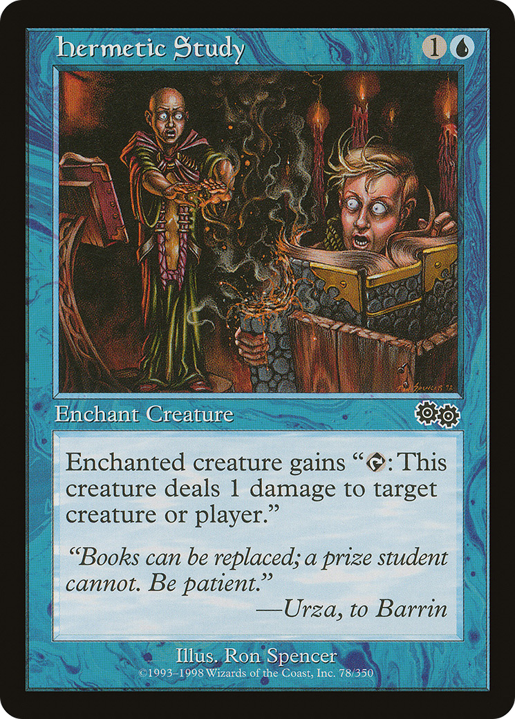 Image of Hermetic Study (USG-078) - Urza's Saga