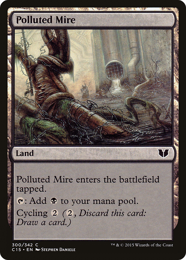 Image of Polluted Mire (C15-300) - Commander 2015