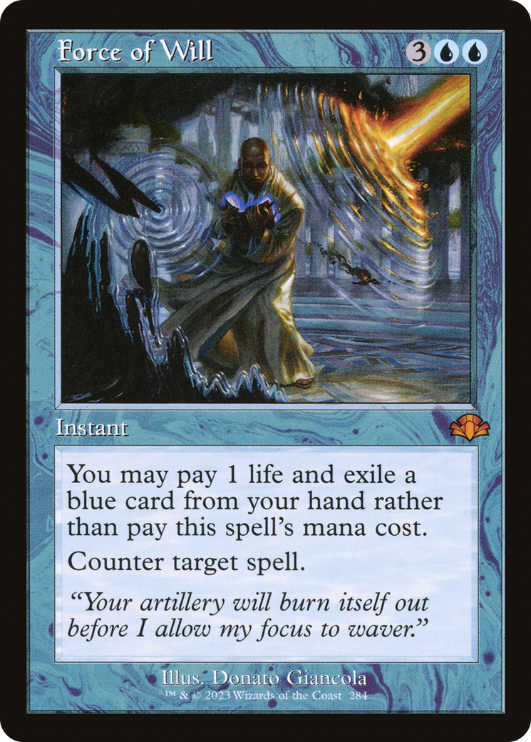 Image of Force of Will (Retro Frame) (DMR-284) - Dominaria Remastered