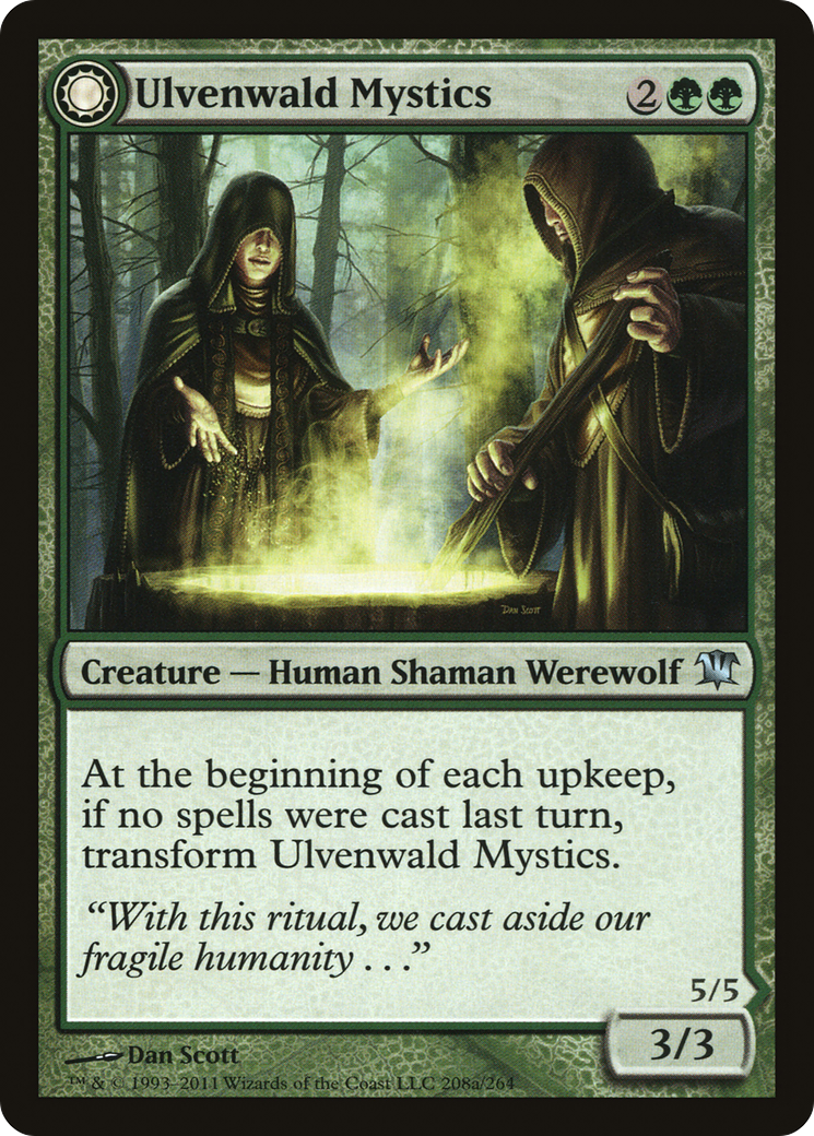 Image of Ulvenwald Mystics (ISD-208) - Innistrad: (Double Faced Transform)