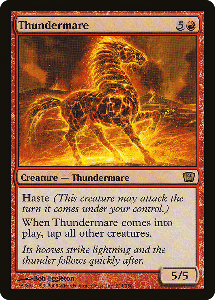 Image of Thundermare (9ED-224) - 9th Edition Foil