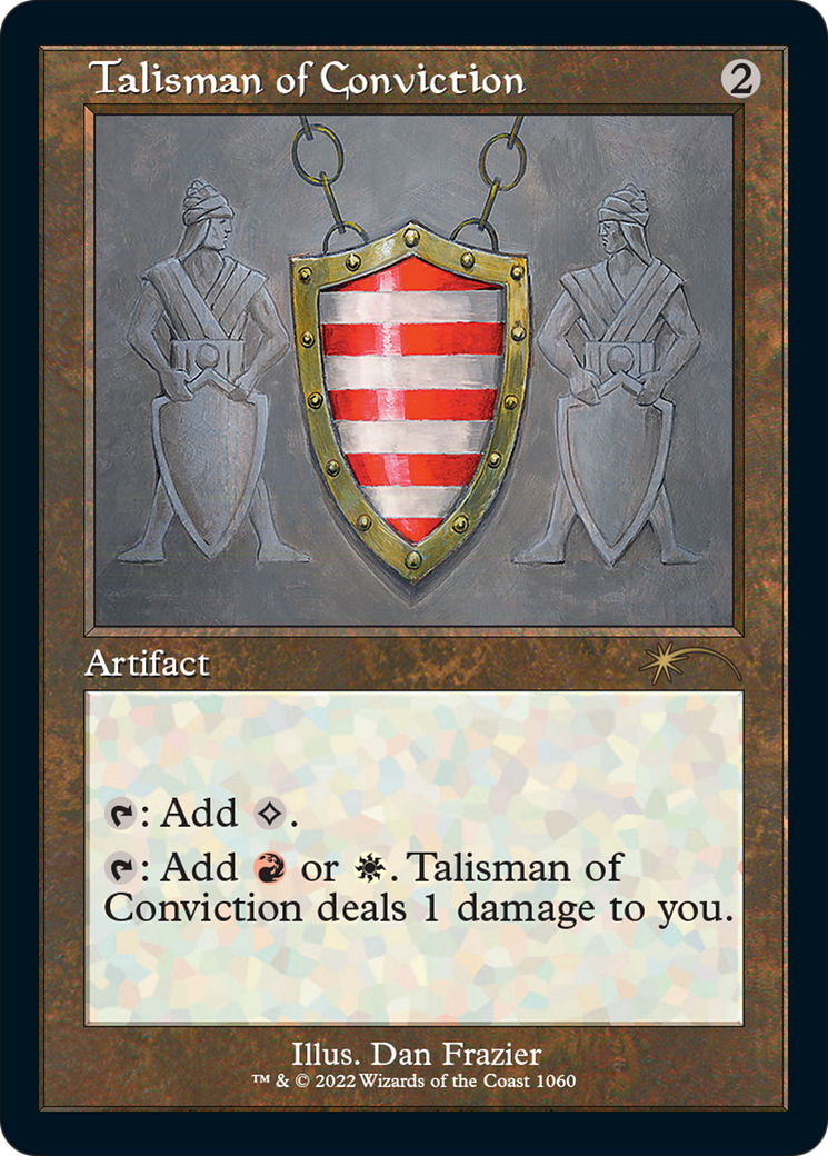 Image of Talisman of Conviction (Retro Frame) (SLD-1060) - Secret Lair Drop