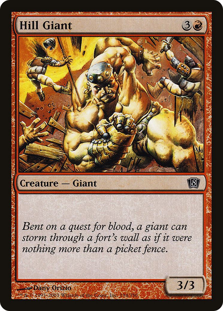 Image of Hill Giant (8ED-194) - 8th Edition