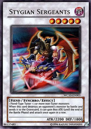 Image of Stygian Sergeants (WC10-EN003) - Yu-Gi-Oh! Video Game Promotional Cards Limited