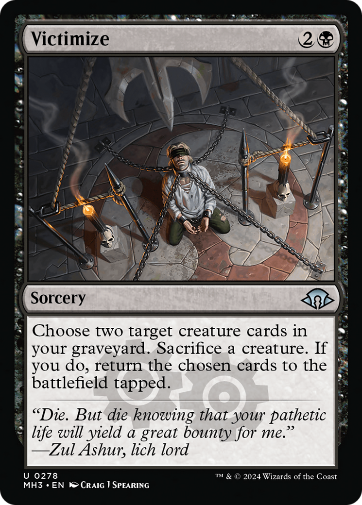 Image of Victimize (MH3-278) - Modern Horizons 3 Foil