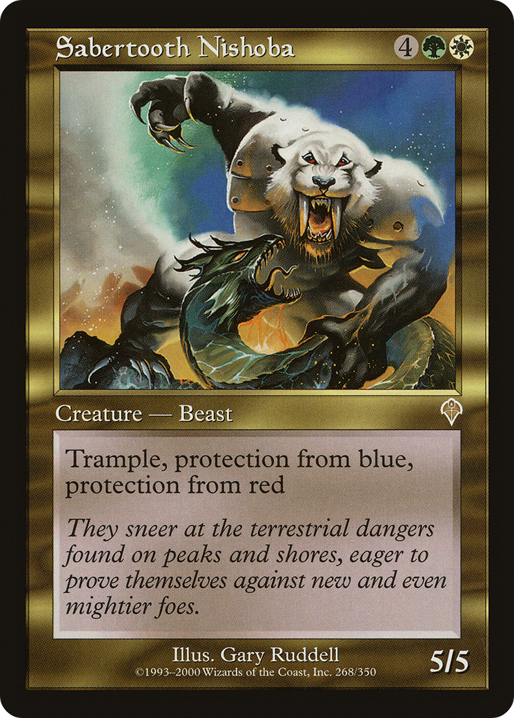 Image of Sabertooth Nishoba (INV-268) - Invasion