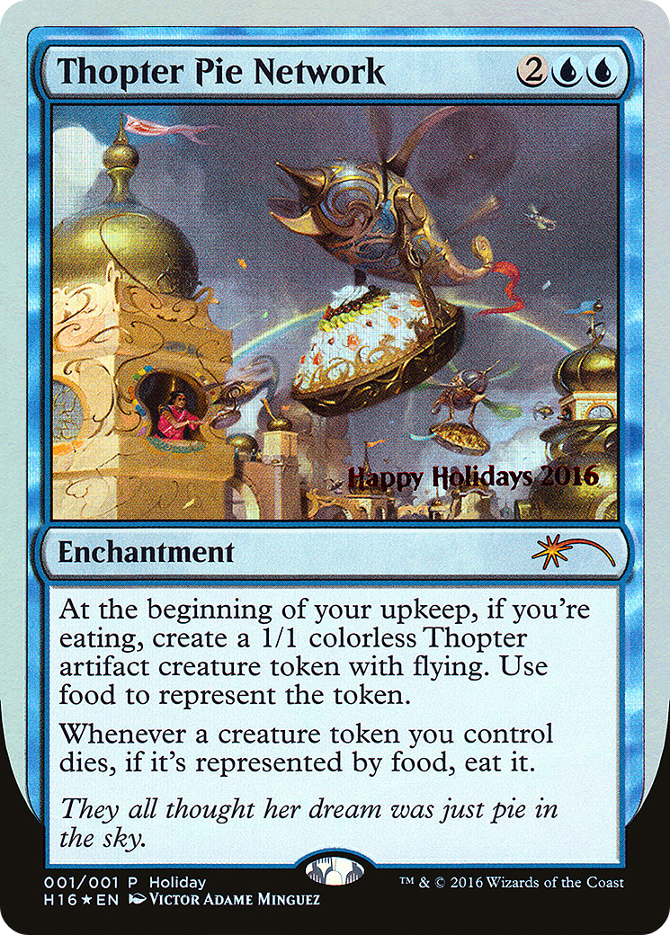 Image of Thopter Pie Network (SPECIAL-001) - Happy Holidays Foil
