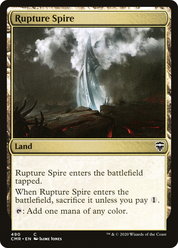 Image of Rupture Spire (490) (CMR-490) - Commander Legends