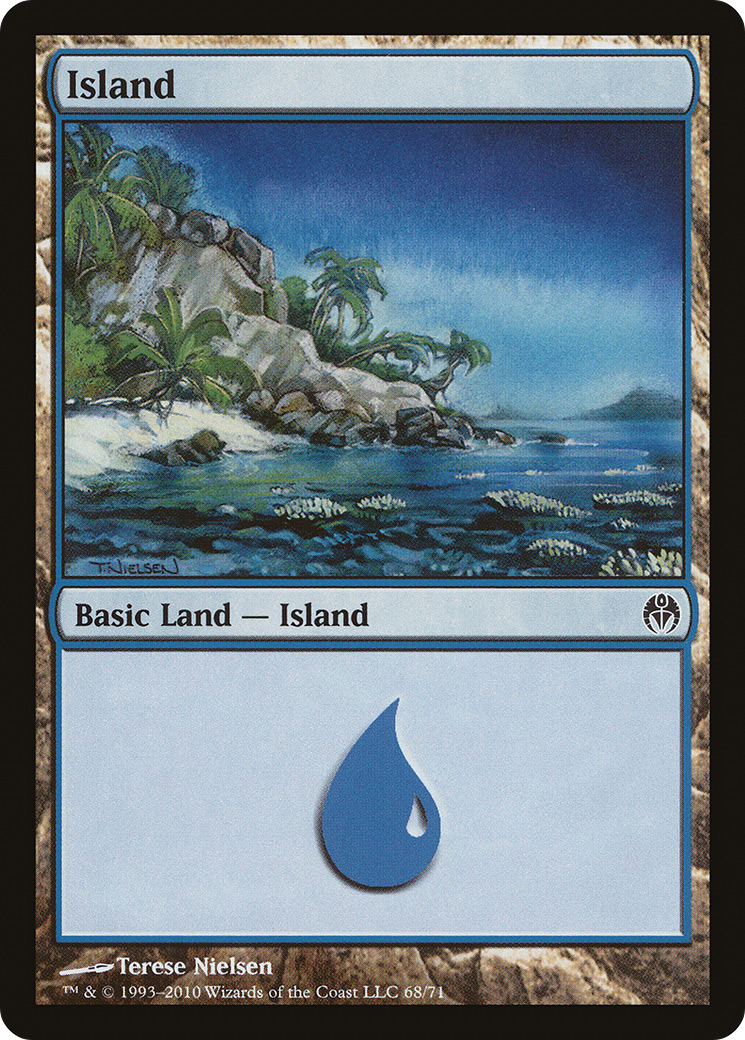 Image of Island (68) (DDE-068) - Duel Decks: Phyrexia vs. the Coalition