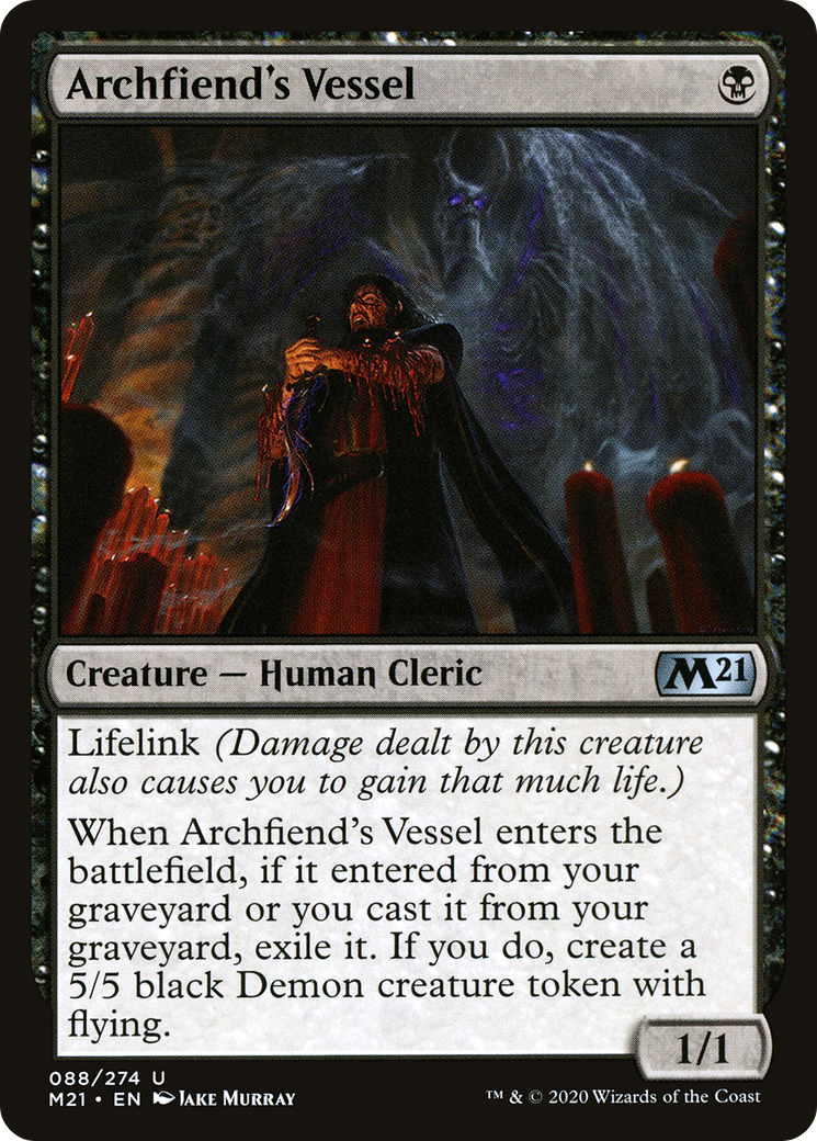 Image of Archfiend's Vessel (M21-088) - Core Set 2021