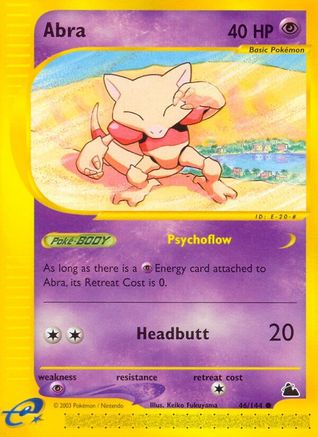Image of Abra 046  - Reverse Holofoil Skyridge - Common