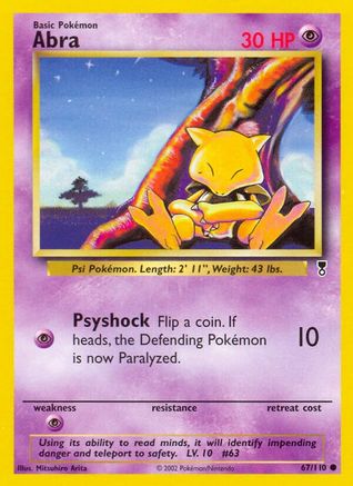 Image of Abra 067/110  Legendary Collection - Common