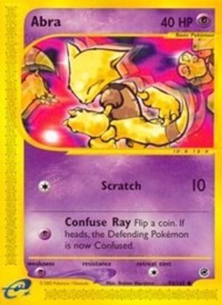 Image of Abra 093/165  - Reverse Holofoil Expedition - Common