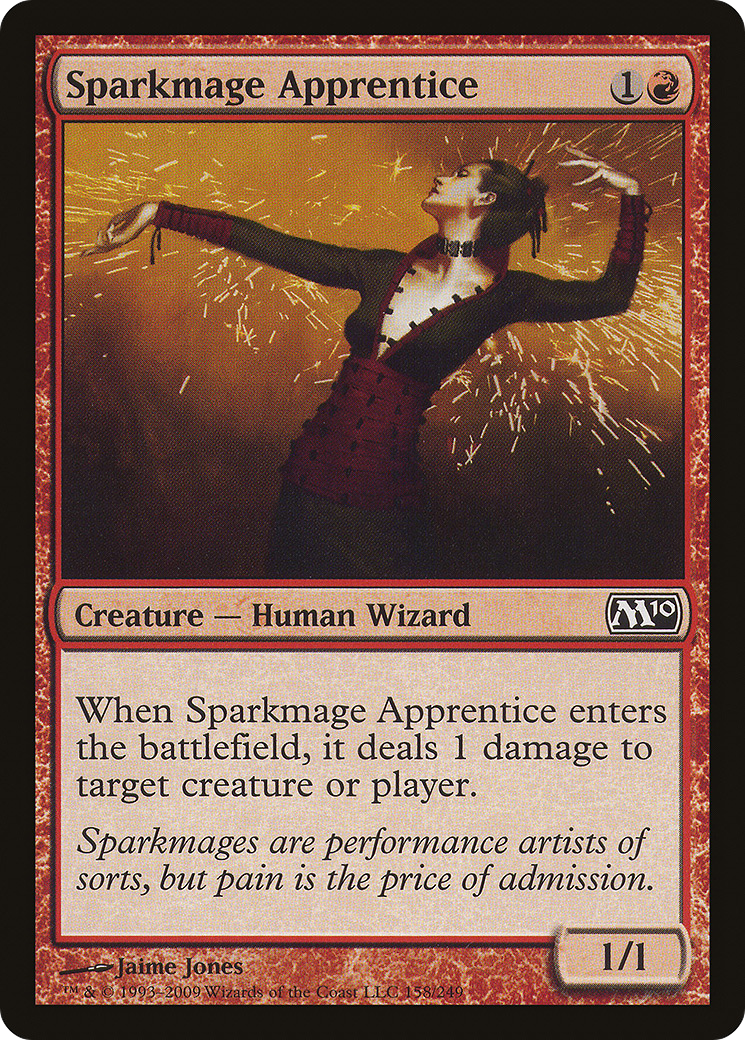 Image of Sparkmage Apprentice (M10-158) - Magic 2010 Foil