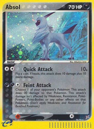 Image of Absol 096  - Holofoil Team Magma vs Team Aqua - Secret Rare