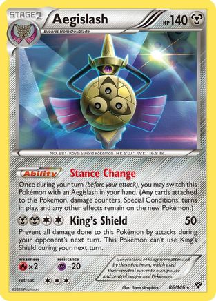 Image of Aegislash (86) 086  - Holofoil XY Base Set - Holo Rare
