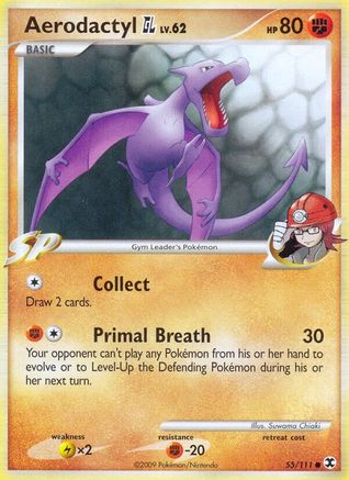 Image of Aerodactyl GL 055/111  Rising Rivals - Common