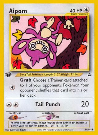 Image of Aipom 041/64  - 1st Edition Neo Revelation - Common