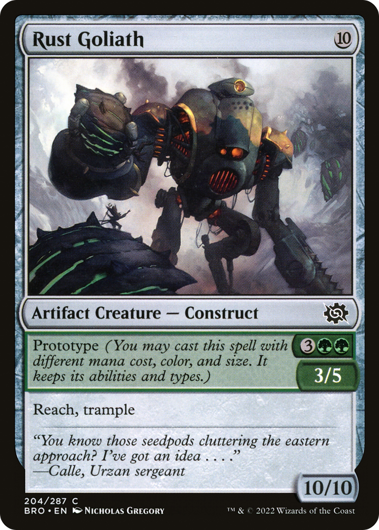 Image of Rust Goliath (BRO-204) - The Brothers' War Foil