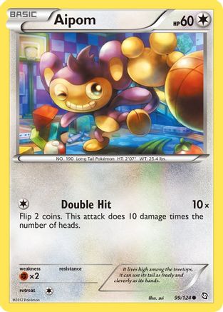 Image of Aipom 099  - Reverse Holofoil Dragons Exalted - Common