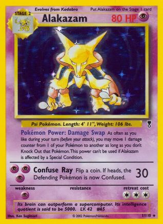 Image of Alakazam 001  - Holofoil Legendary Collection - Holo Rare