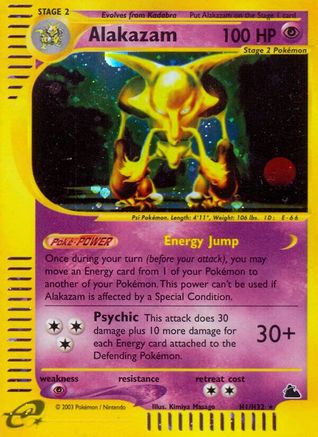 Image of Alakazam (H1) 0H1  - Holofoil Skyridge - Holo Rare