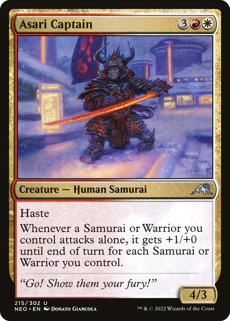 Image of Asari Captain (NEO-215) - Kamigawa: Neon Dynasty