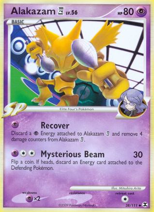 Image of Alakazam E4 038/111  - Reverse Holofoil Rising Rivals - Uncommon