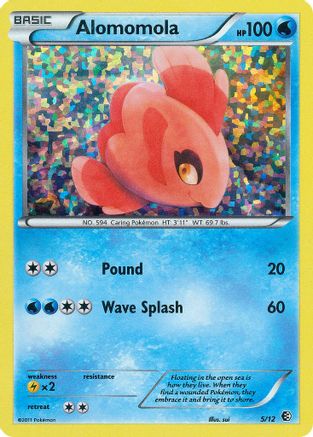 Image of Alomomola 005/12  - Holofoil McDonalds Promos 2011 - Promo