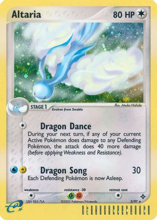Image of Altaria 002  - Holofoil Dragon - Holo Rare