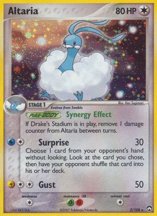 Image of Altaria 002  - Holofoil Power Keepers - Holo Rare