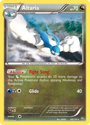 Image of Altaria 084  - Reverse Holofoil Dragons Exalted - Holo Rare
