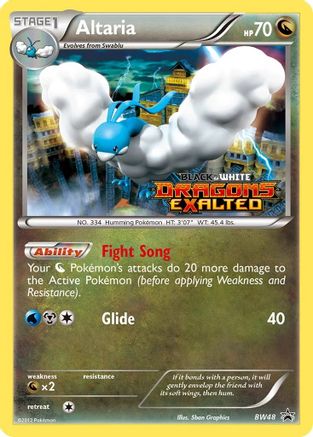Image of Altaria BW48  - Holofoil Black and White Promos - Promo