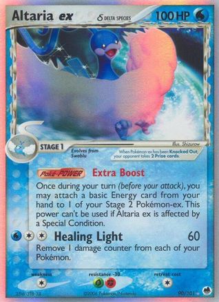 Image of Altaria ex (Delta Species) 090  - Holofoil Dragon Frontiers - Ultra Rare