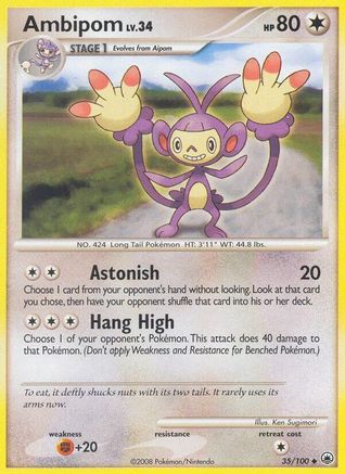 Image of Ambipom 035  Majestic Dawn - Uncommon