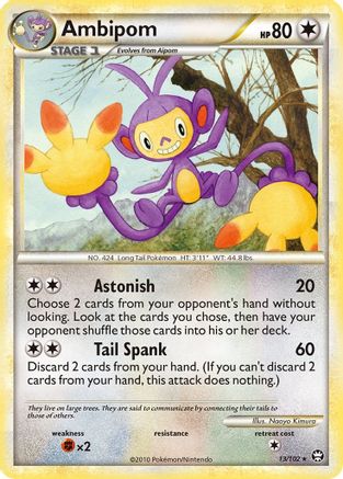 Image of Ambipom 013  Triumphant - Rare