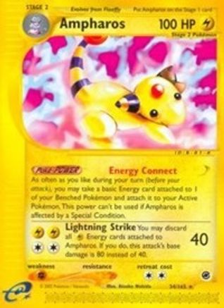 Image of Ampharos (34) 034  Expedition - Rare
