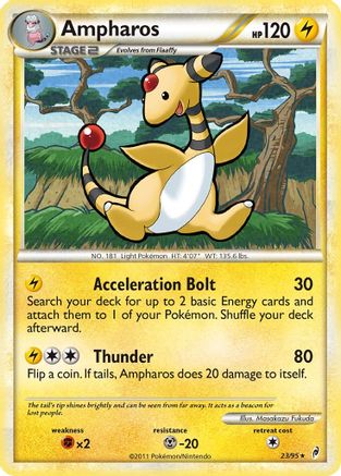 Image of Ampharos 023  Call of Legends - Rare