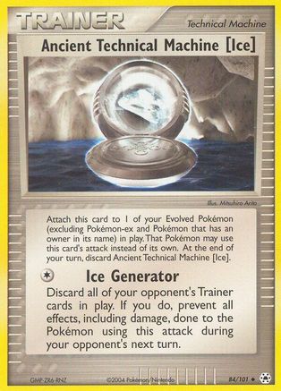 Image of Ancient Technical Machine [Ice] 084  - Reverse Holofoil Hidden Legends - Uncommon