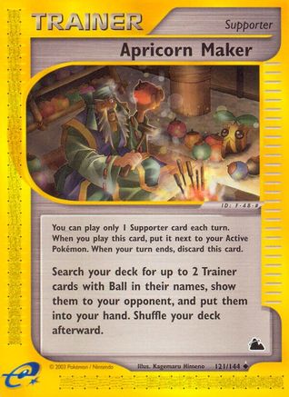 Image of Apricorn Maker 121  - Reverse Holofoil Skyridge - Uncommon