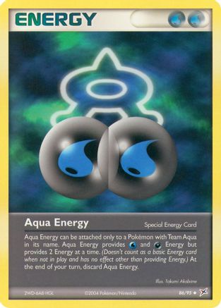Image of Aqua Energy 086  Team Magma vs Team Aqua - Uncommon