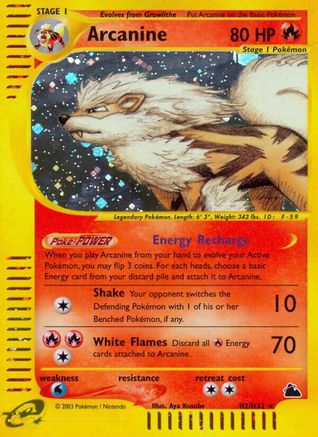 Image of Arcanine (H2) 0H2  - Holofoil Skyridge - Holo Rare
