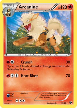 Image of Arcanine (13) 013/99  Next Destinies - Uncommon