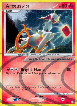 Image of Arceus (AR3) AR3  - Holofoil Arceus - Holo Rare