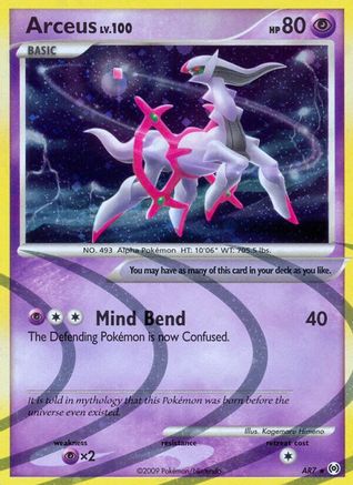 Image of Arceus (AR7) AR7  - Holofoil Arceus - Holo Rare