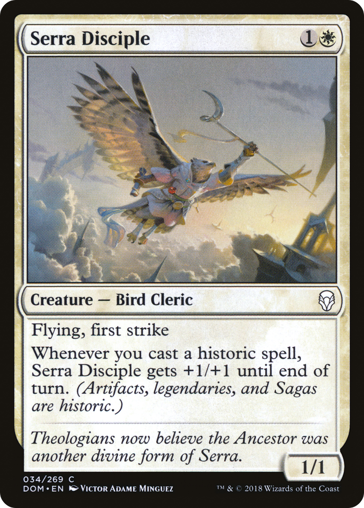 Image of Serra Disciple (DOM-034) - Dominaria