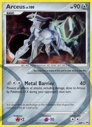 Image of Arceus (AR9) AR9  - Holofoil Arceus - Holo Rare