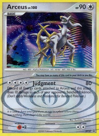 Image of Arceus DP50  - Holofoil Diamond and Pearl Promos - Promo