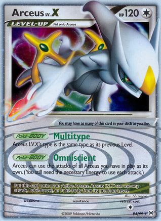 Image of Arceus Lv.X (94) 094  - Holofoil Arceus - Ultra Rare